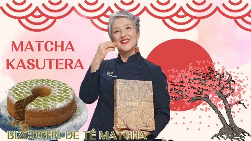 bizcocho té matcha thermomix