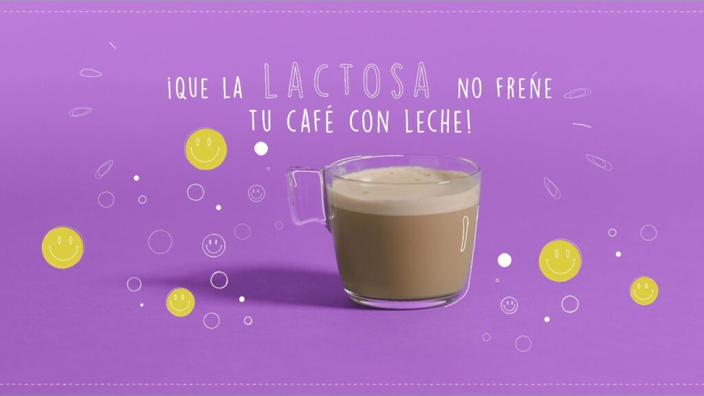 cápsulas de café con leche sin lactosa