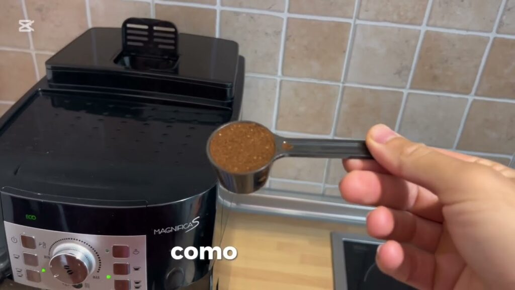 como usar café molido en delonghi magnifica