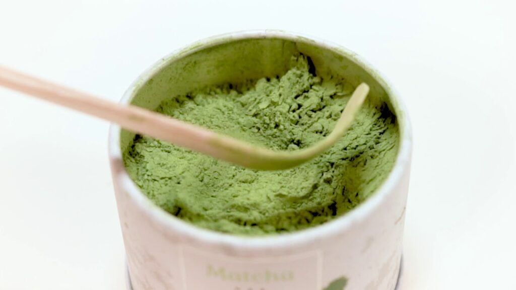 cuchara de bambú para té matcha