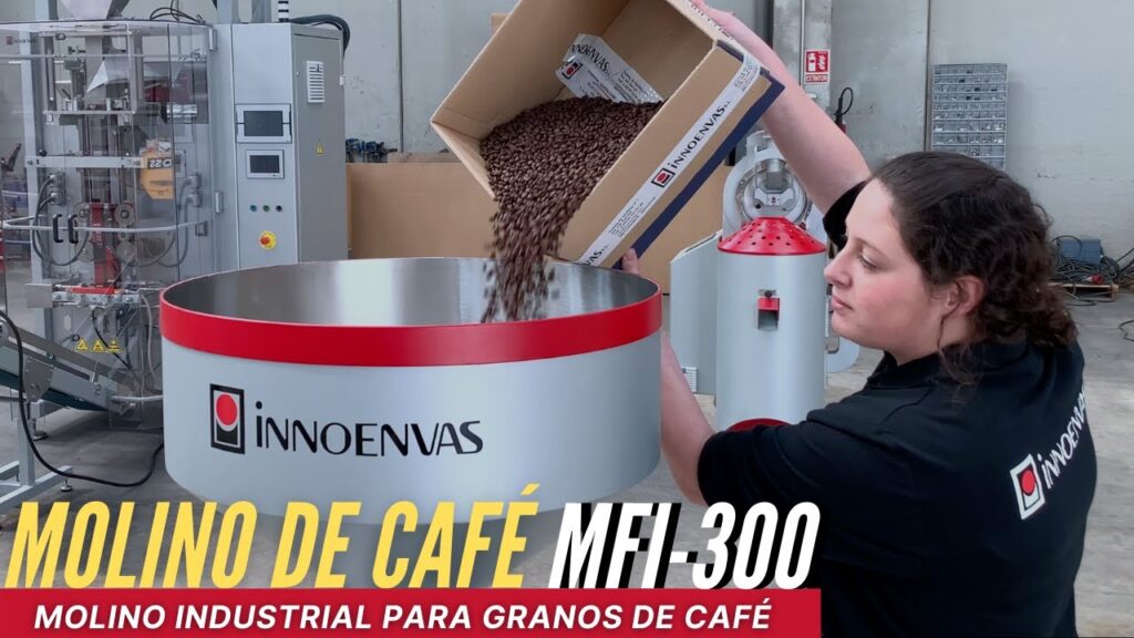 máquina para moler café en grano industrial