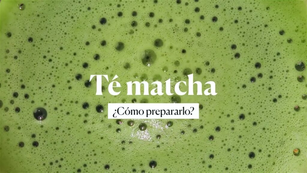 té matcha con leche