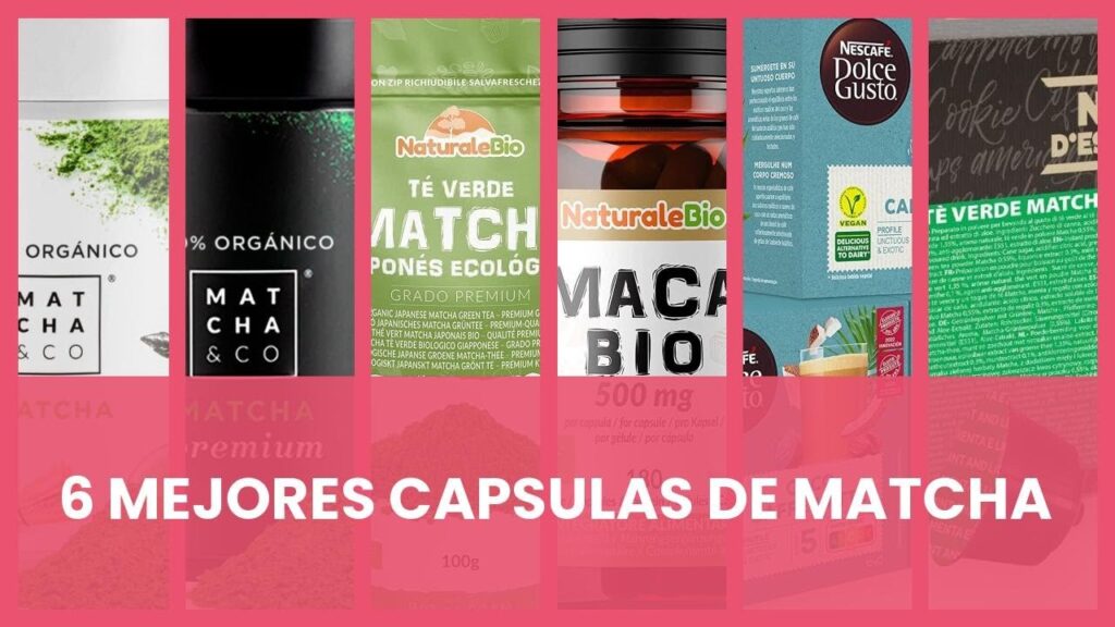 té matcha en cápsulas