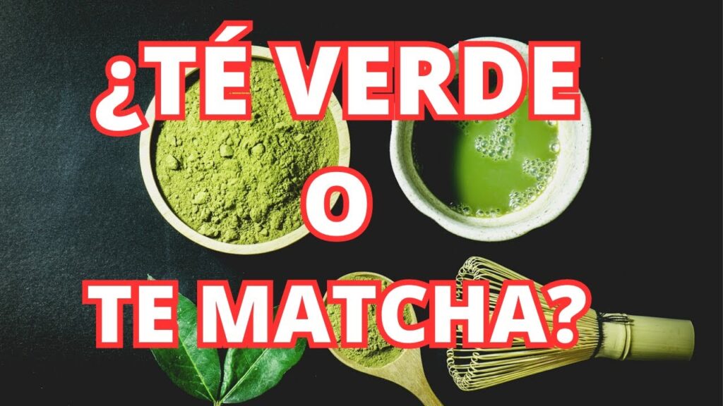 té matcha y té verde es lo mismo